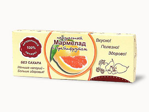  Мармелад натуральный "Грейпфрут" 140г в Саянске