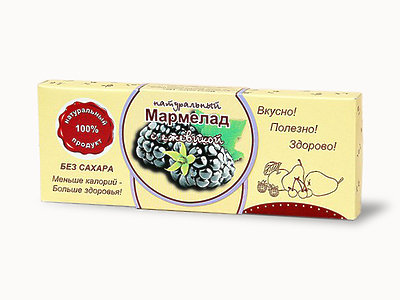  Мармелад натуральный "Ежевика" 140г в Саянске
